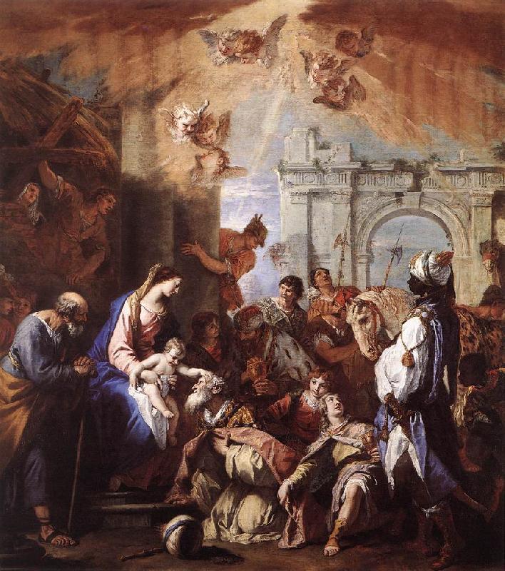 RICCI, Sebastiano The Adoration of the Magi Germany oil painting art